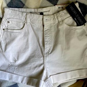 INC DENIM SHORTS